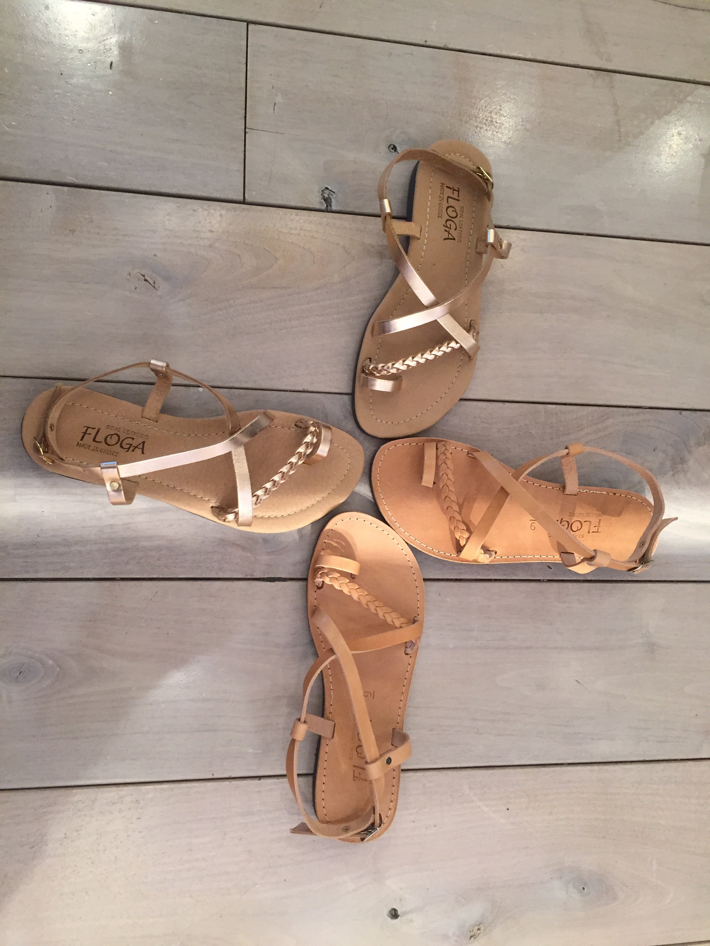 Efimia Greek Leather Sandals