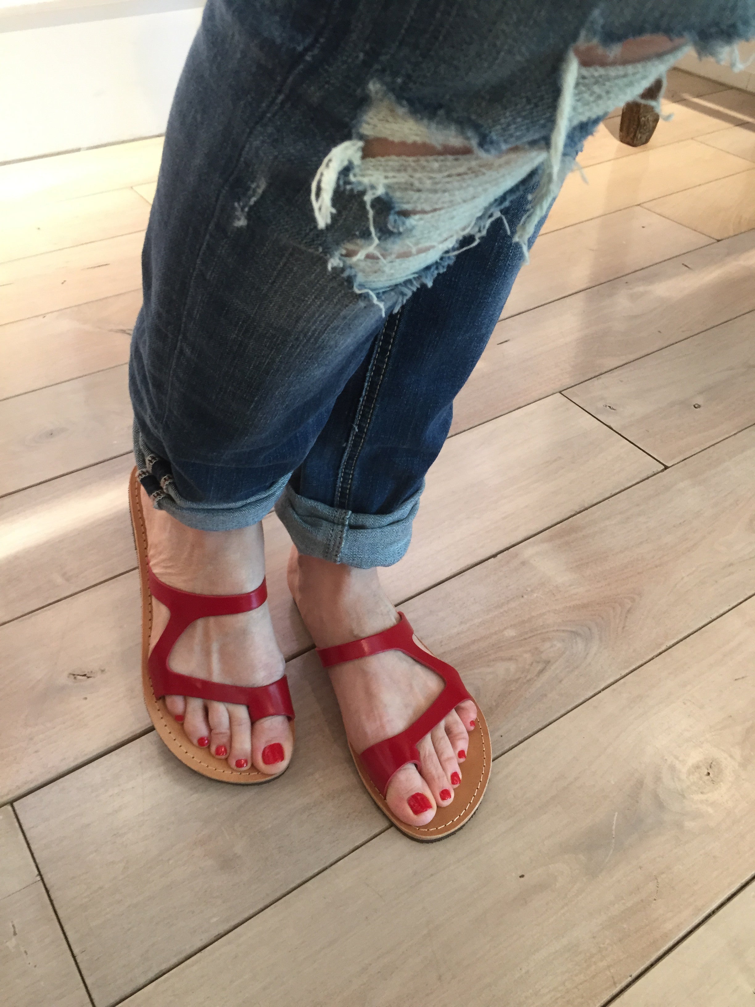 Amaltheia Greek Leather Sandals