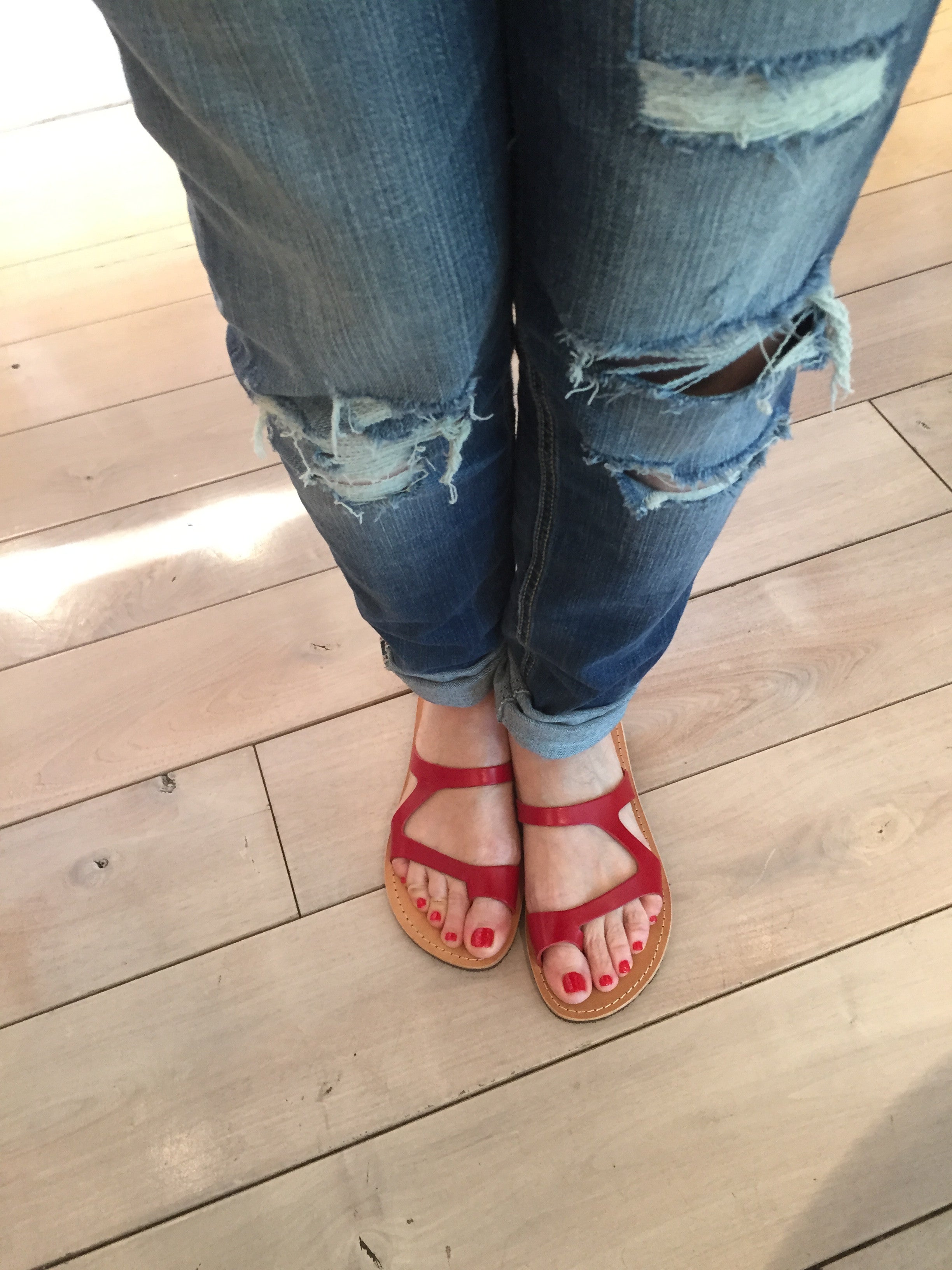 Amaltheia Greek Leather Sandals