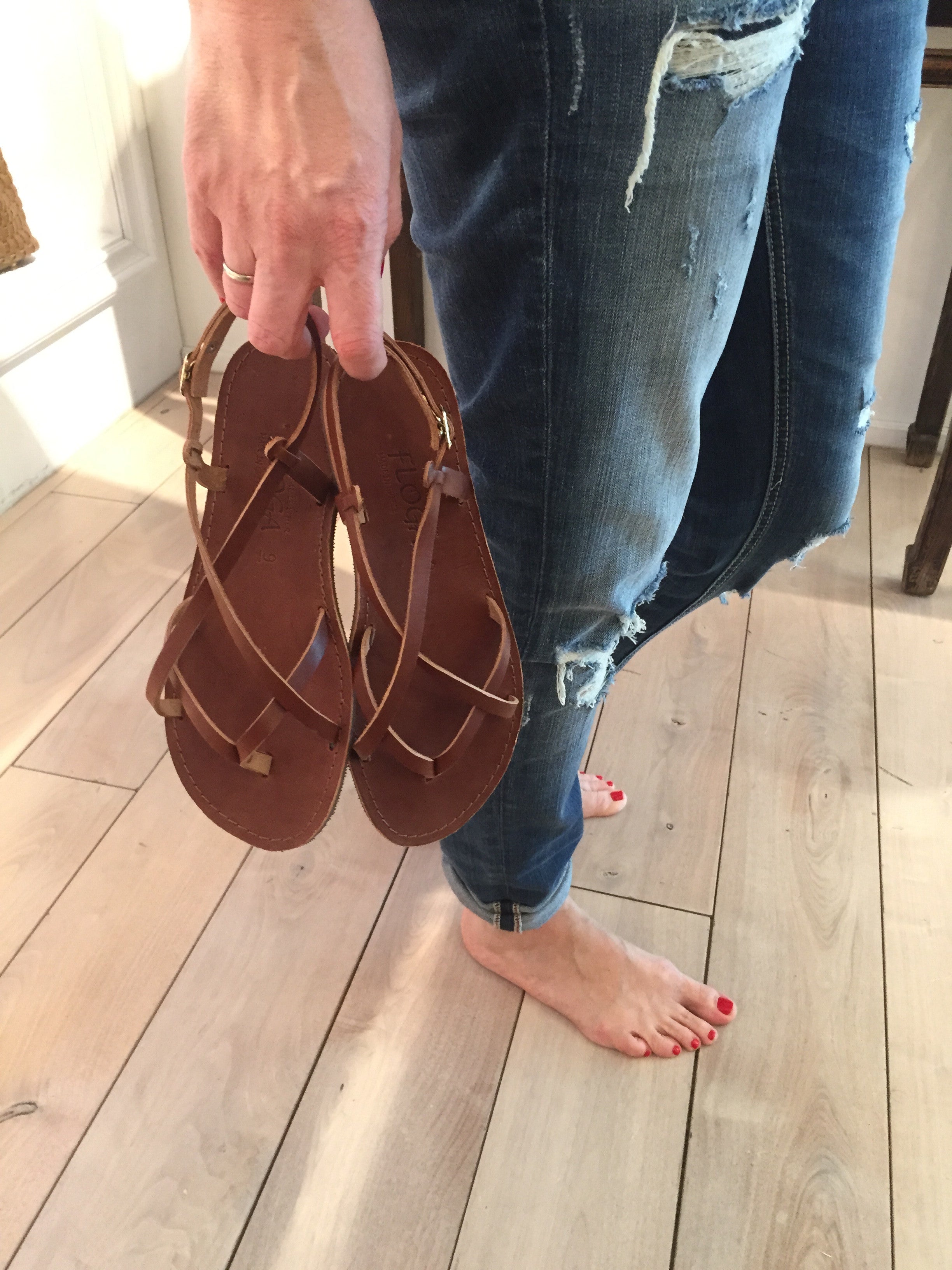 Thalia Greek Leather Sandals