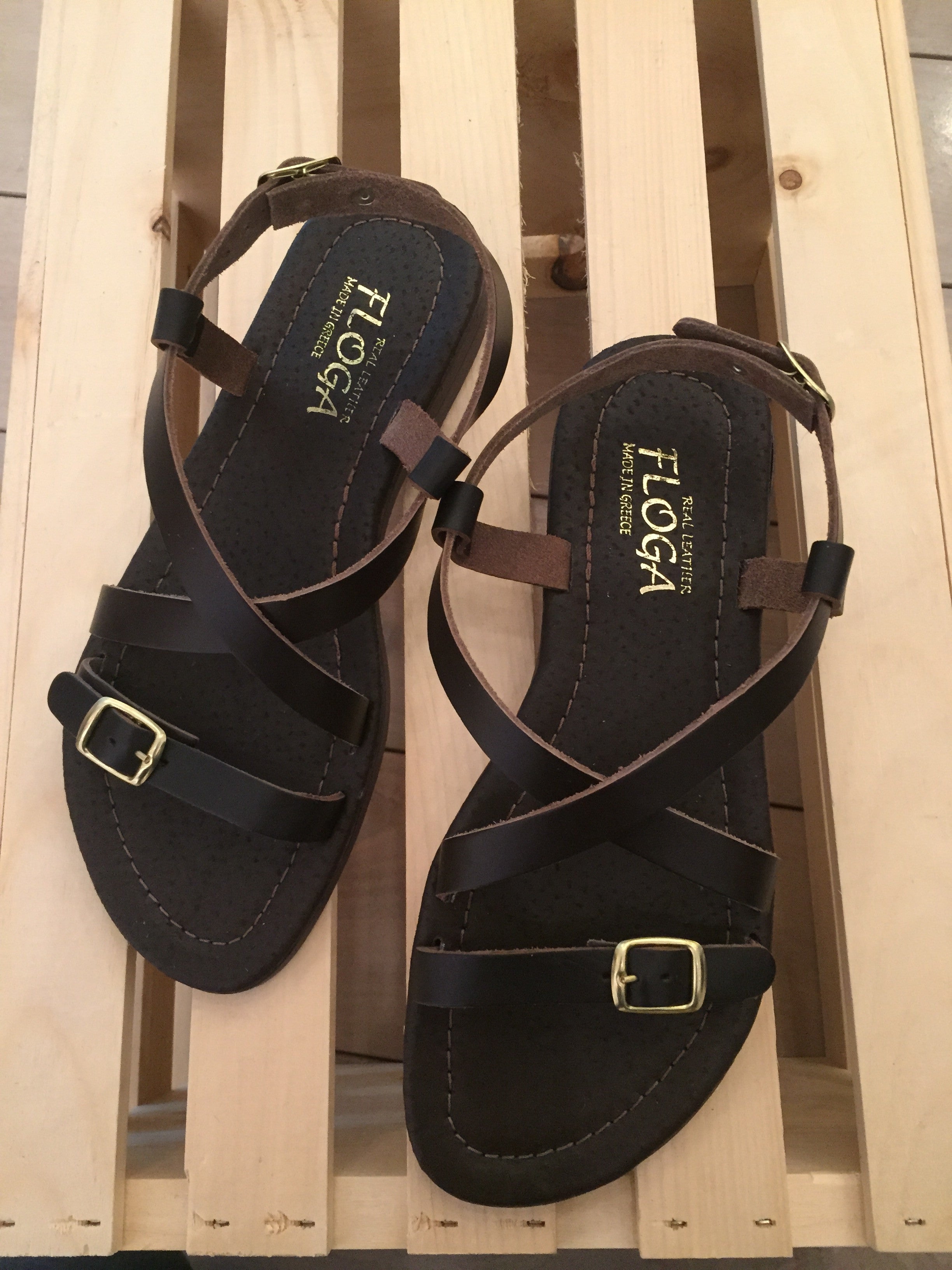 Polymnia Greek Leather Sandals