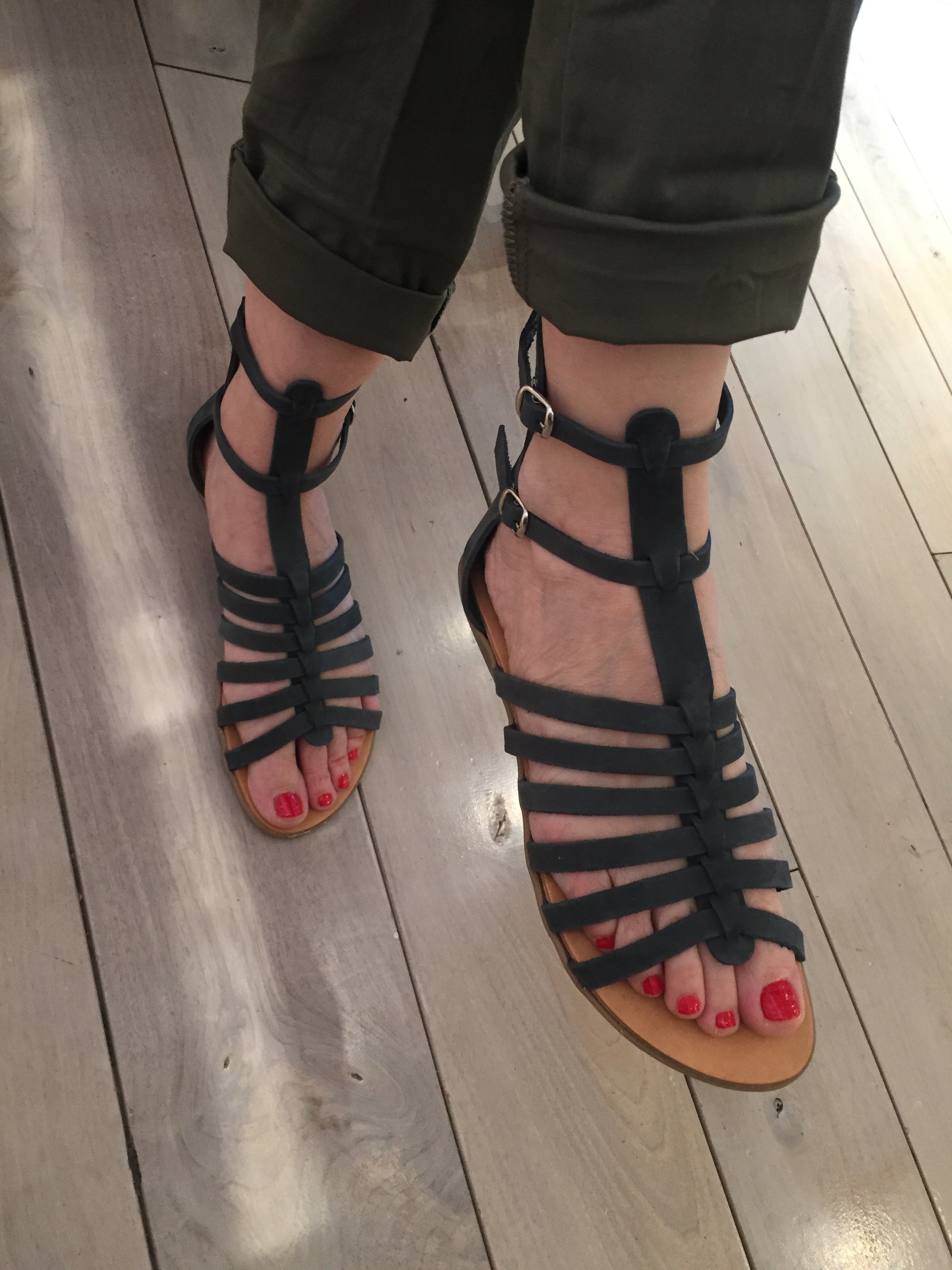 Florentia Greek Leather Sandals