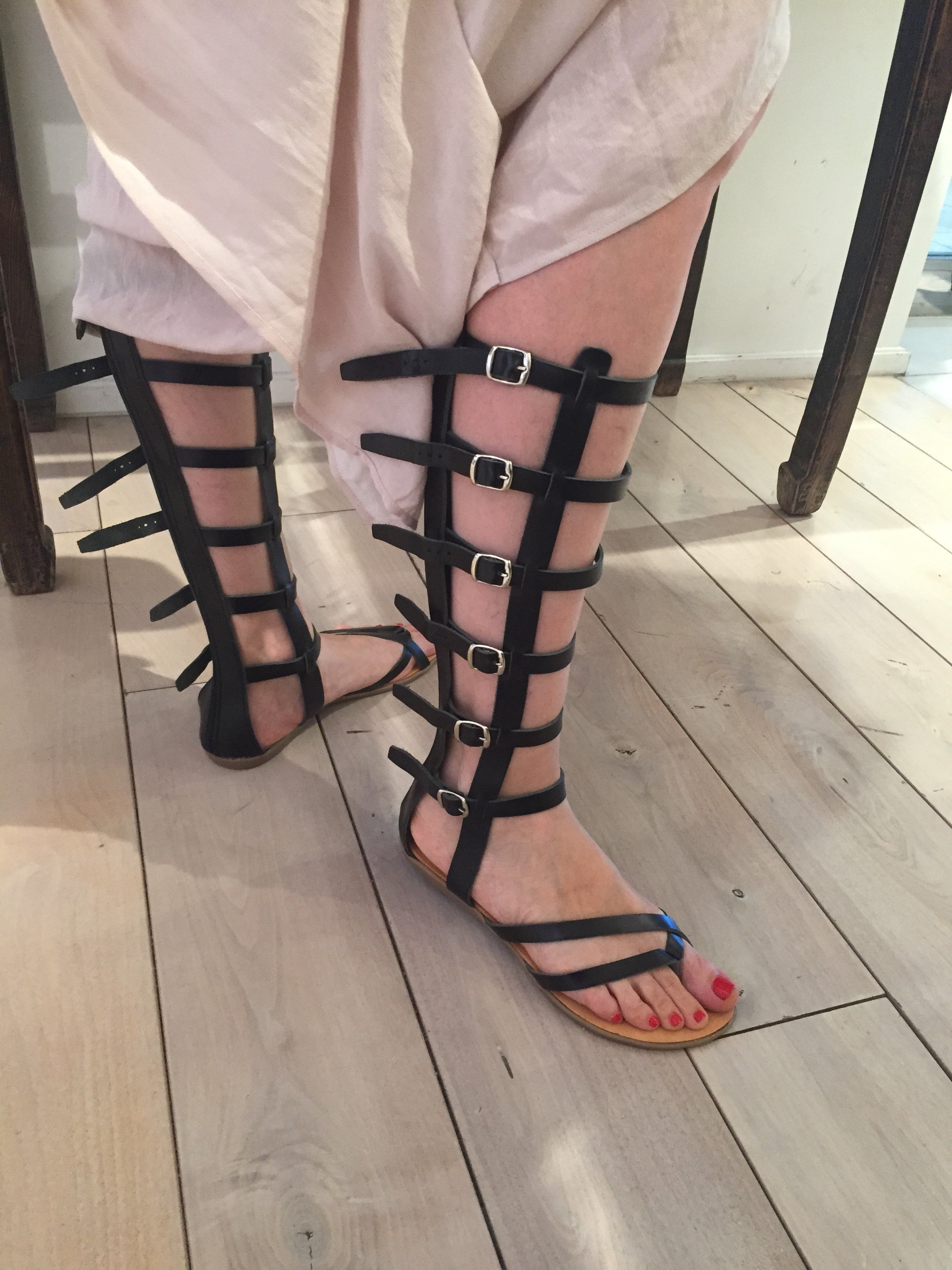 Andromache Greek Leather Sandals