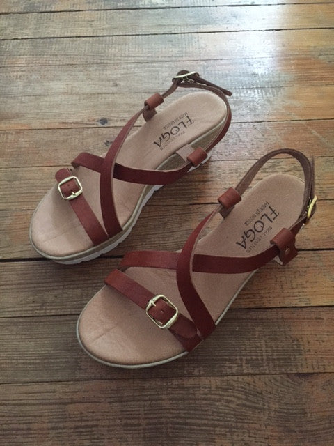 Lydia Greek Leather Sandals
