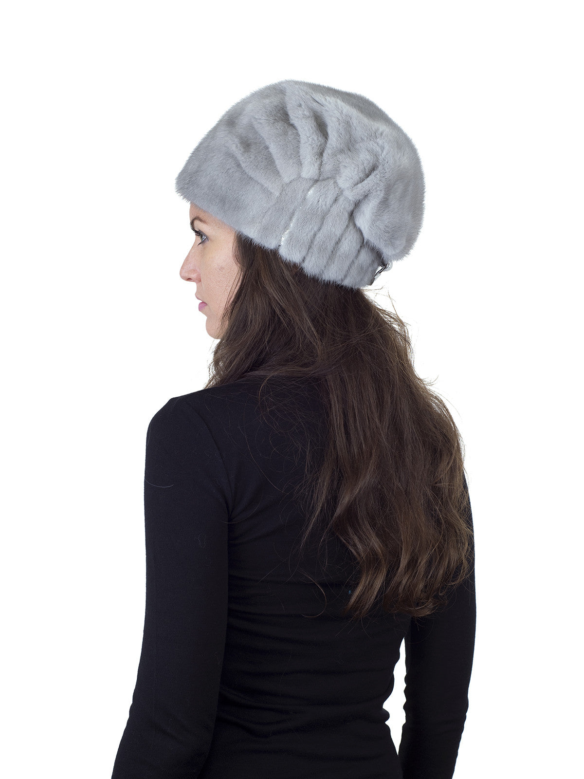 Grey Mink Hat
