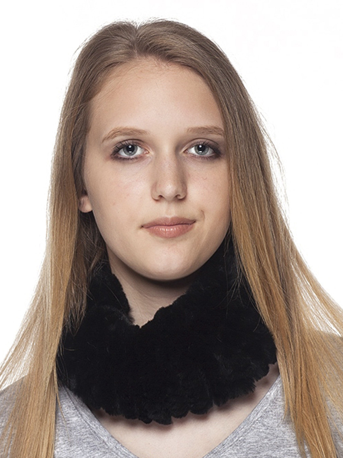 Rex rabbit black headbands